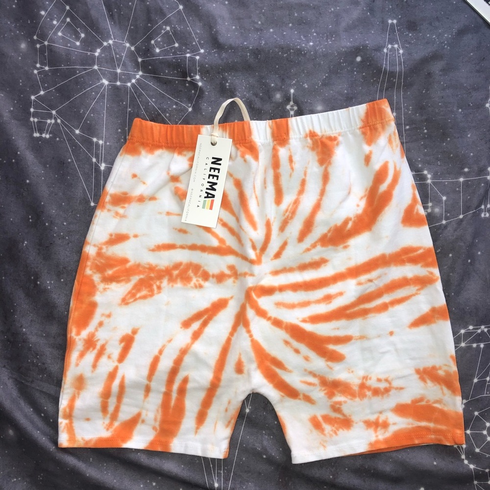 Tie dye shorts